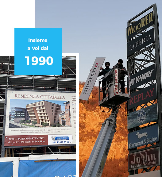 Realizzazione cartelli pubblicitari Chiasso